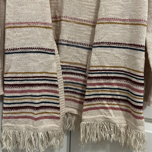 Hippie Rose Striped and Fringed Cardigan - Picture 3 of 5